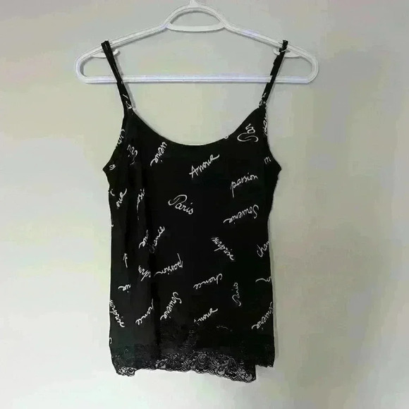 Smart Set, adjustable strap, cami top, black  and white, size small - Picture 11 of 13